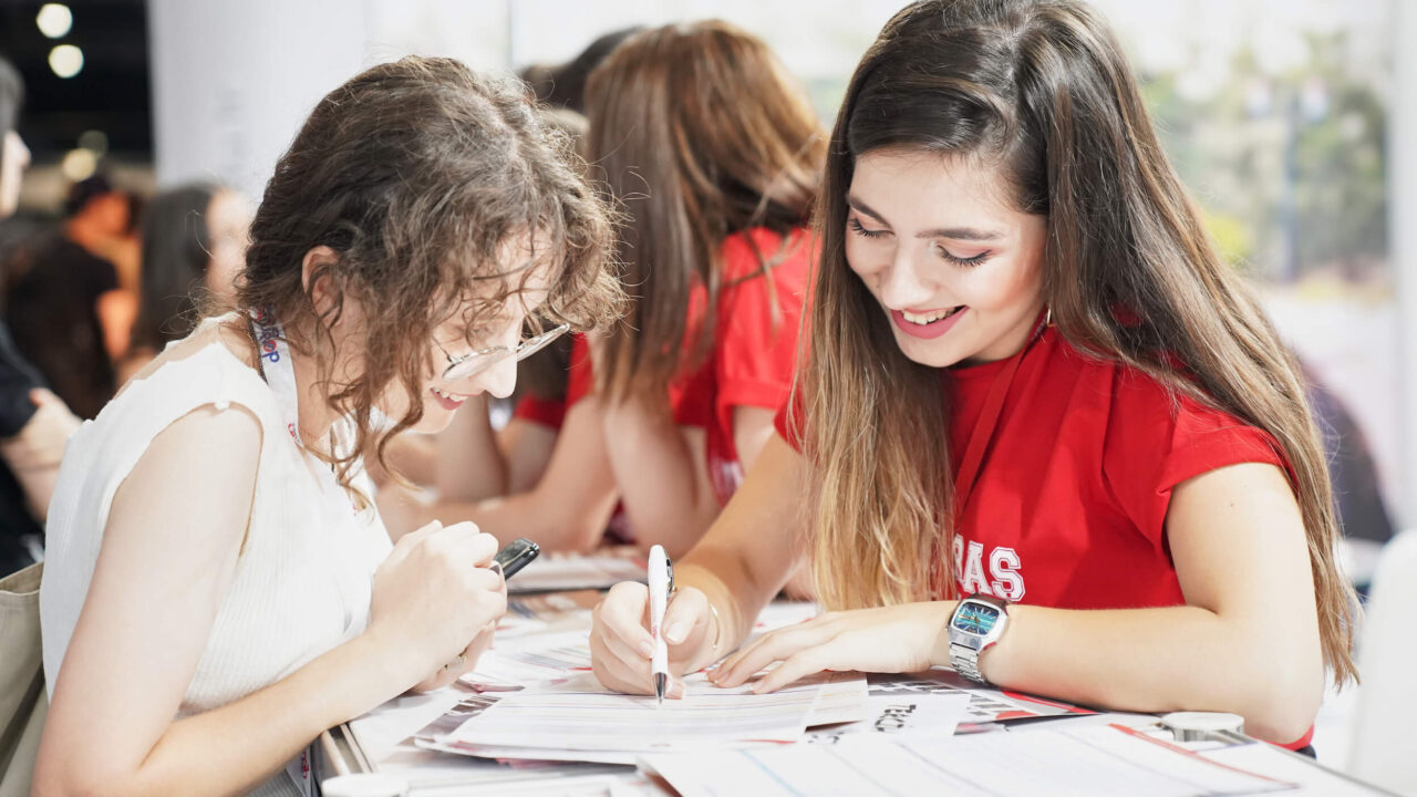 University brochures and materials